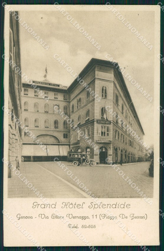 Genova Città Via Vernazza Auto cartolina QZ5262 – fronte