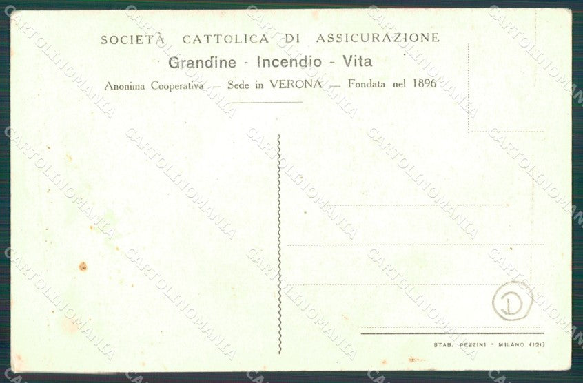 Genova Città Via San Lorenzo PIEGHINA cartolina QZ5267 – retro
