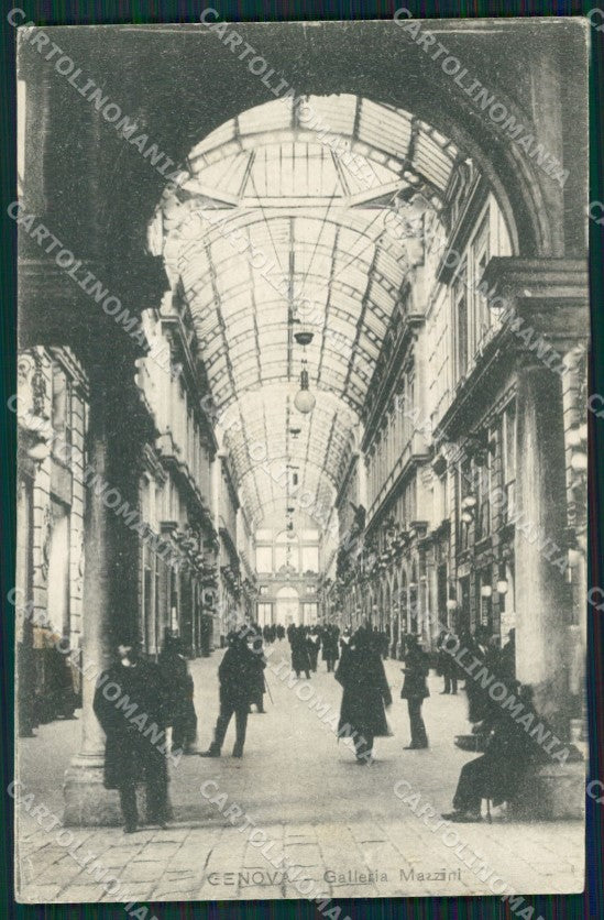Genova Città Galleria Mazzini ABRASA cartolina QZ5274 – fronte