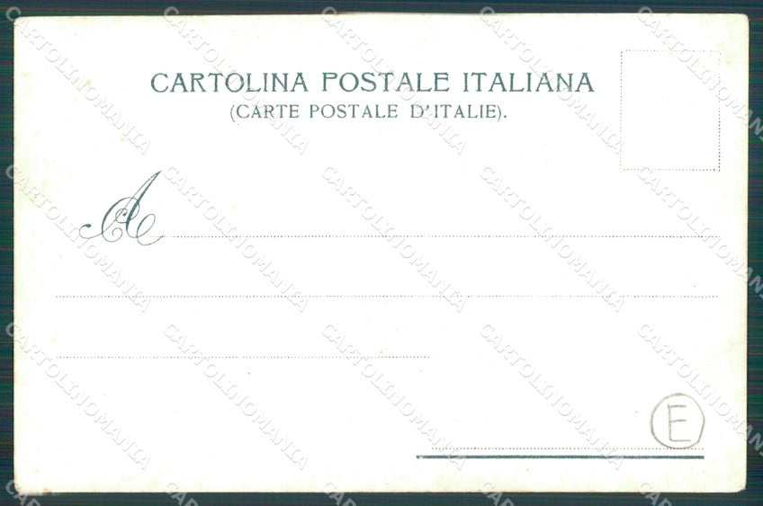 Genova Città Vico Marinelle PIEGATA cartolina QZ5277 – retro