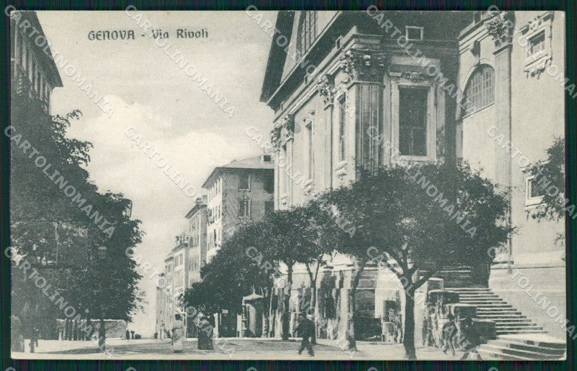 Genova Città Via Rivoli cartolina QZ5291 – fronte