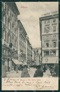 Genova Città Piazza Carlo Felice PIEGHINA STRAPPINO cartolina QZ5296 – fronte