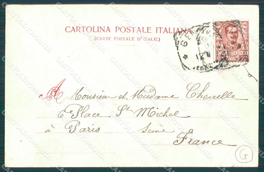 Genova Città Piazza Carlo Felice PIEGHINA STRAPPINO cartolina QZ5296 – retro