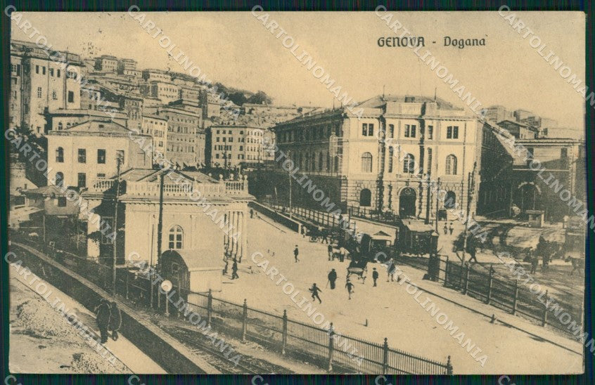 Genova Città Dogana cartolina QZ5303 – fronte