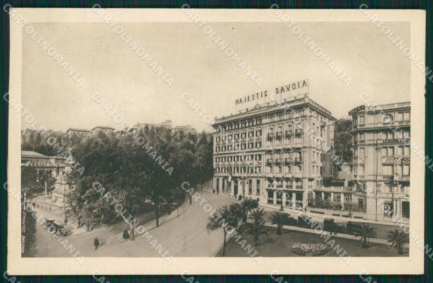 Genova Città Piazza Acquaverde cartolina QZ5319 – fronte