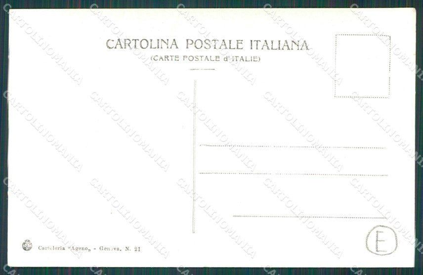 Genova Città Stazione Principe Tram cartolina QZ5331 – retro
