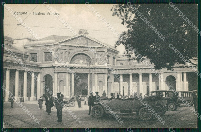 Genova Città Stazione Principe Auto cartolina QZ5332 – fronte