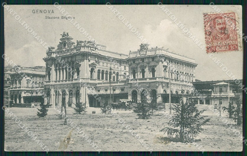 Genova Città Stazione Brignole COLLA cartolina QZ5334 – fronte