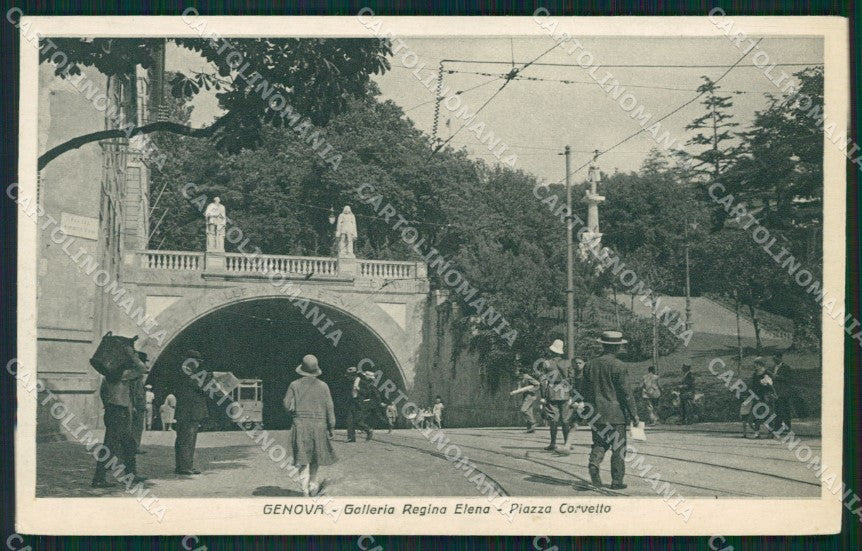 Genova Città Piazza Corvetto Tram cartolina QZ5365 – fronte