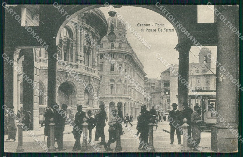 Genova Città Piazza De Ferrari cartolina QZ5389 – fronte