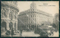 Genova Città Piazza De Ferrari Auto Credito Italiano cartolina QZ5393 – fronte