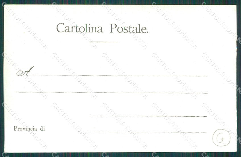 Genova Città Piazza De Ferrari Mercato cartolina QZ5401 – retro