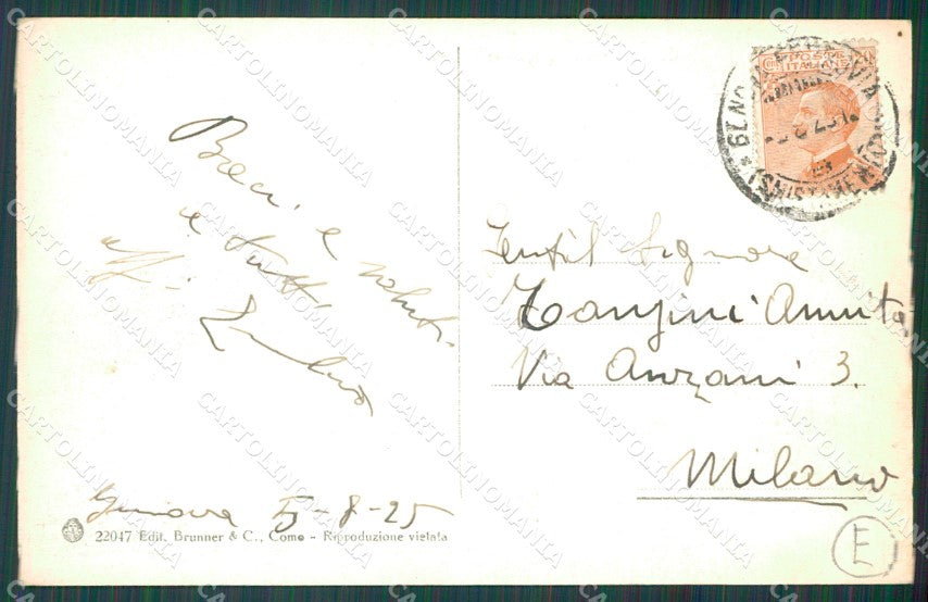Genova Città Piazza Fontane Marose Corriera Auto cartolina QZ5414 – retro