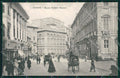 Genova Città Piazza Fontane Marose Carrozze cartolina QZ5420 – fronte
