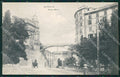 Genova Città Piazza Manin Carrozza cartolina QZ5425 – fronte