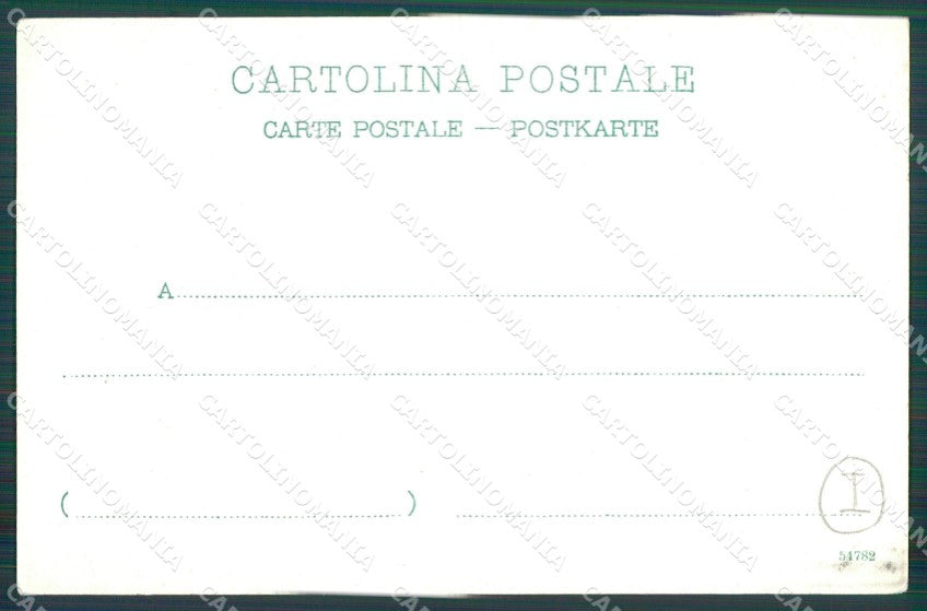 Genova Città Piazza Ponticello Fontana cartolina QZ5435 – retro
