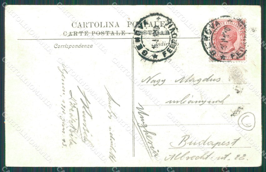 Genova Città Piazza Principe San Teodoro cartolina QZ5445 – retro