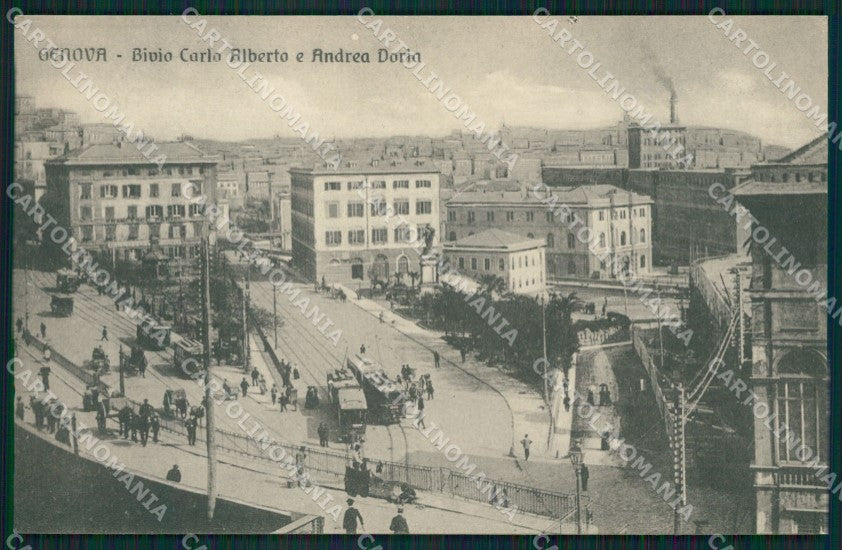 Genova Città Piazza Principe ABRASA cartolina QZ5447 – fronte