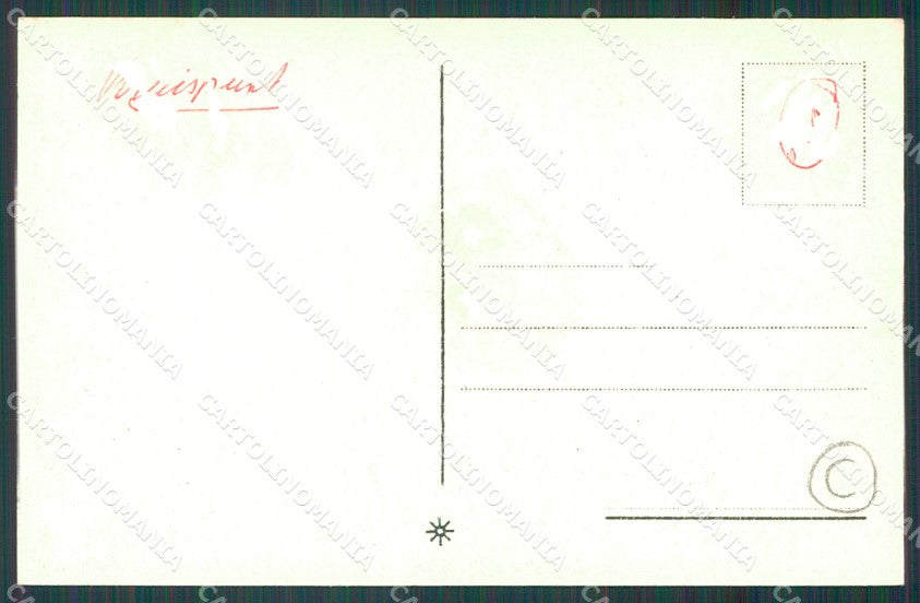 Genova Città Piazza Principe ABRASA cartolina QZ5447 – retro
