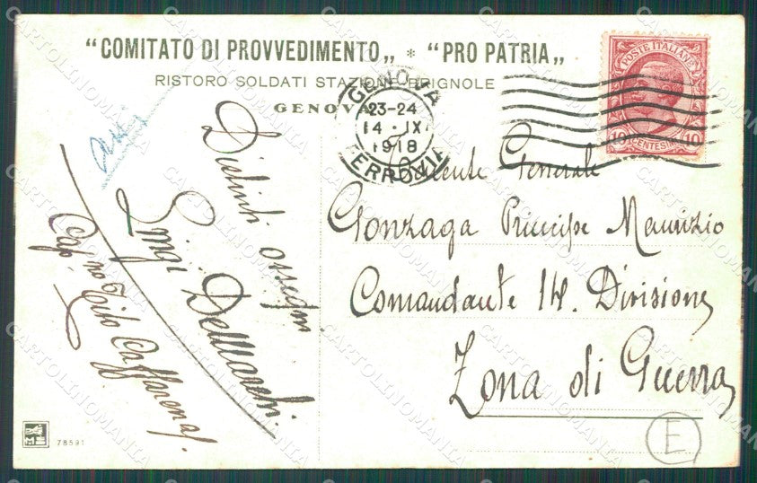 Genova Città Piazza Principe Tram cartolina QZ5450 – retro
