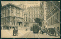 Genova Città Piazza della Zecca Tram Carrozze ABRASA cartolina QZ5471 – fronte