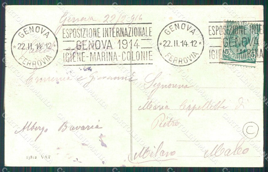 Genova Città Mazzini cartolina QZ5480 – retro