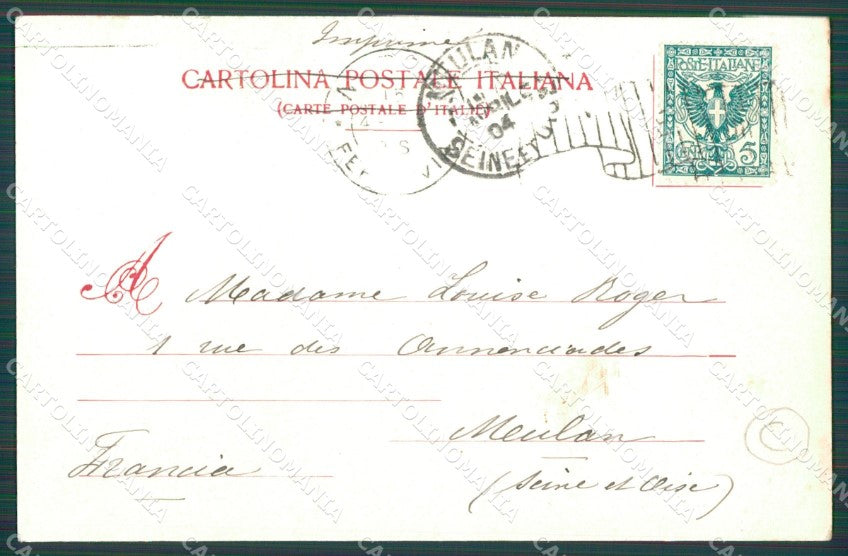 Genova Città Chiesa San Pietro in Banchi cartolina QZ5485 – retro