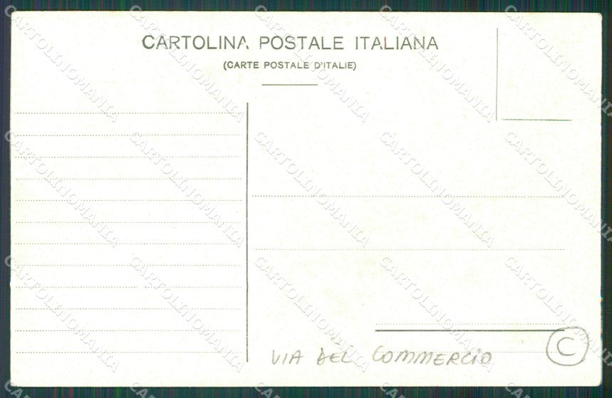 Genova Città Piazza Raibetta Via del Commercio cartolina QZ5486 – retro