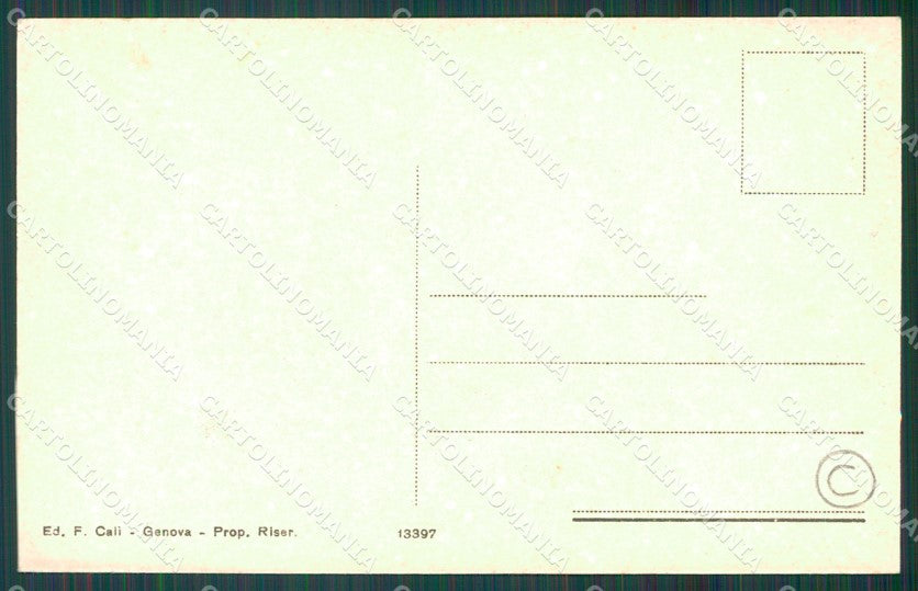 Genova Città Piazza Tommaseo cartolina QZ5488 – retro