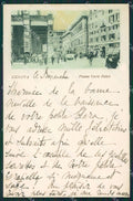 Genova Città Piazza Carlo Felice cartolina QZ5490 – fronte