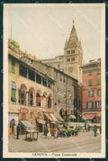 Genova Città Piazza Commenda Auto cartolina QZ5491 – fronte