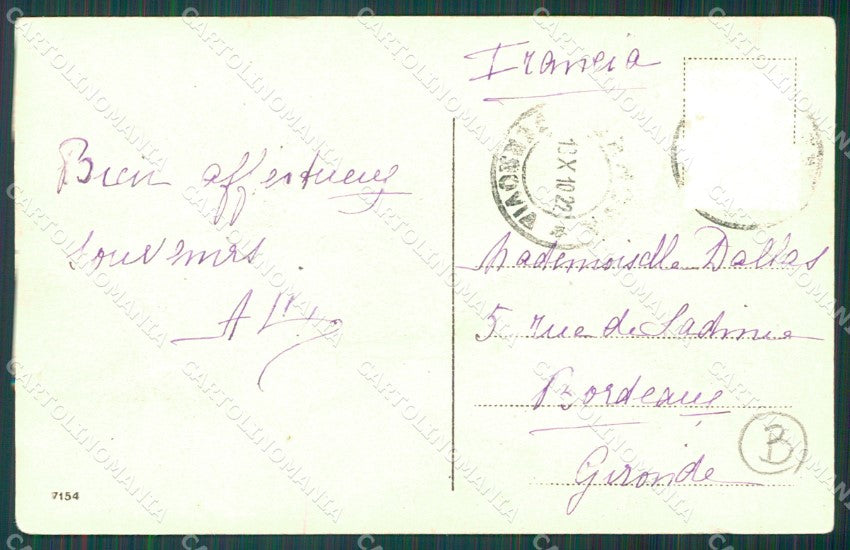 Genova Città Saluti da Stelle Alpine ABRASA cartolina QZ5542 – retro