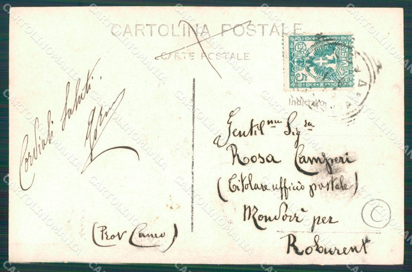 Genova Città Saluti da Rondine Foto cartolina QZ5558 – retro