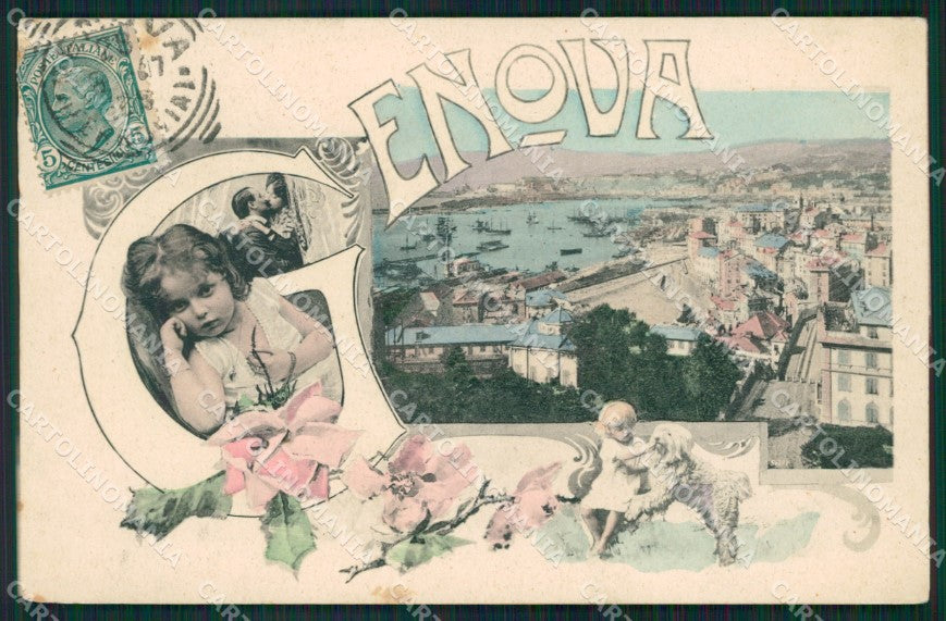 Genova Città Saluti da cartolina QZ5568 – fronte