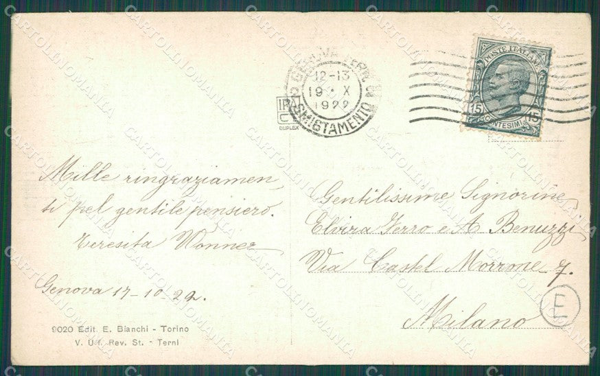 Genova Città Saluti da cartolina QZ5580 – retro