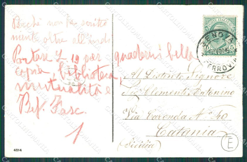 Genova Città Saluti da PIEGHINA cartolina QZ5583 – retro