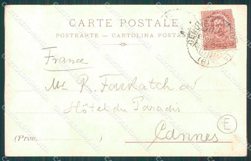 Genova Città Saluti da cartolina QZ5584 – retro
