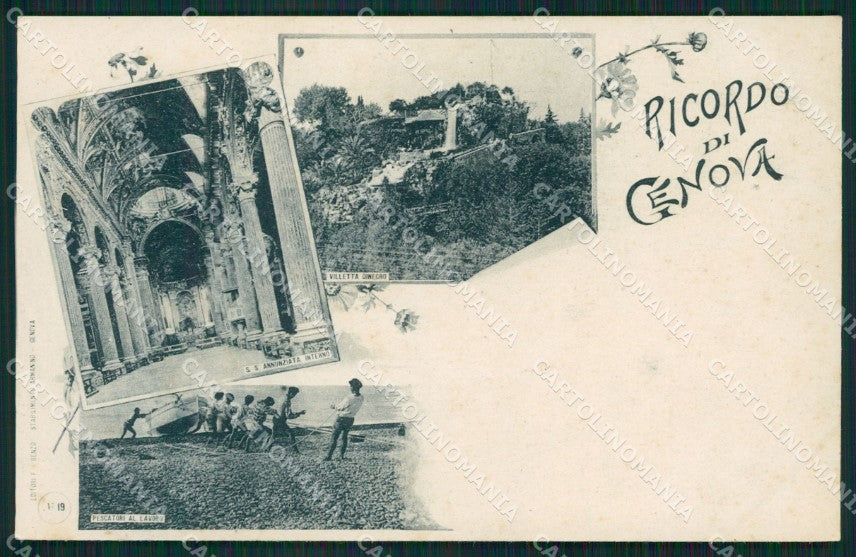 Genova Città Saluti da cartolina QZ5587 – fronte
