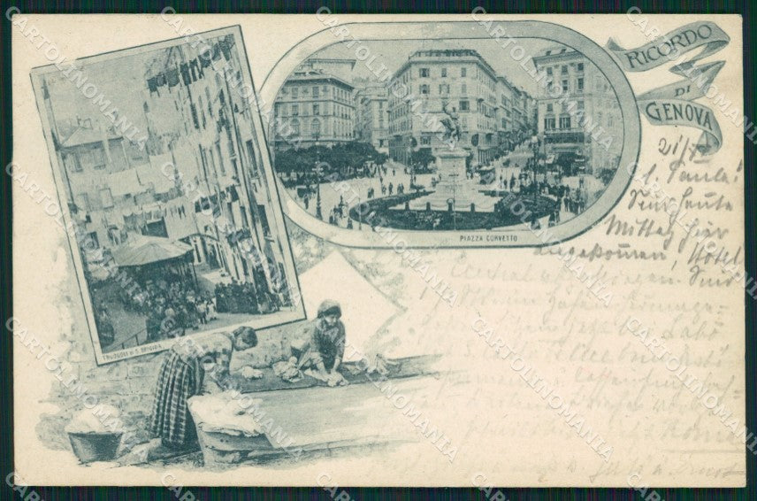 Genova Città Saluti da cartolina QZ5589 – fronte