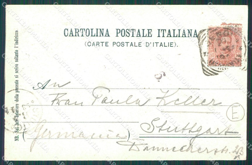 Genova Città Saluti da cartolina QZ5589 – retro