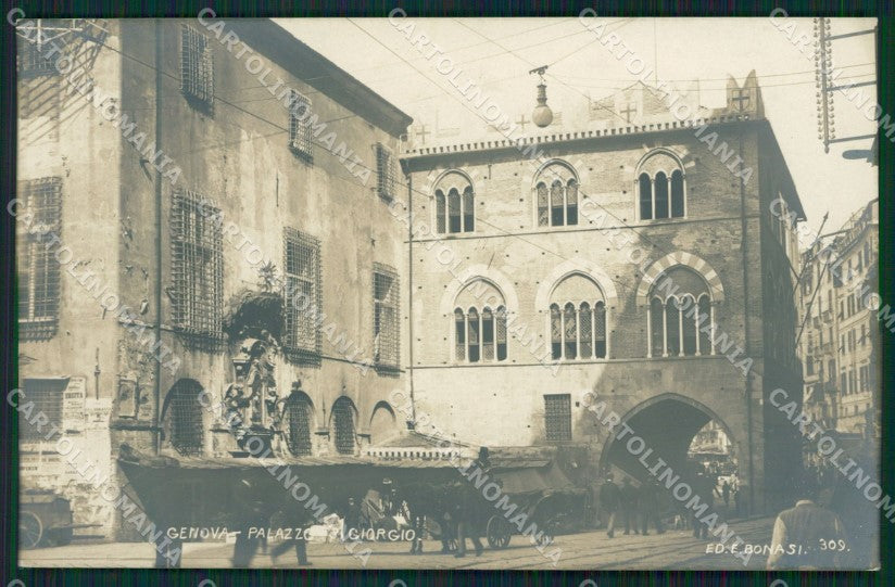 Genova Città Palazzo San Giorgio Bonasi Foto cartolina QZ5604 – fronte