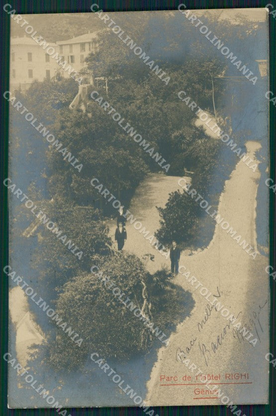 Genova Città Hotel Righi Parco di PIEGHINA Foto cartolina QZ5610 – fronte