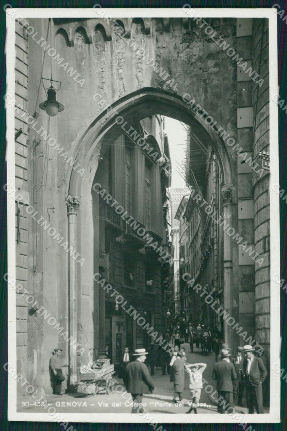 Genova Città Via del Campo Foto cartolina QZ5624 – fronte