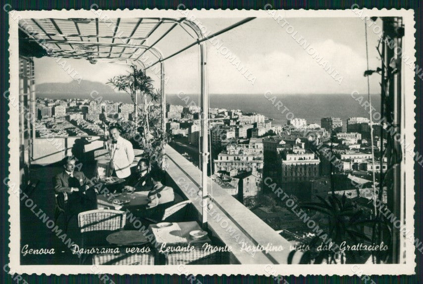 Genova Città Monte Portofino Foto cartolina QZ5629 – fronte