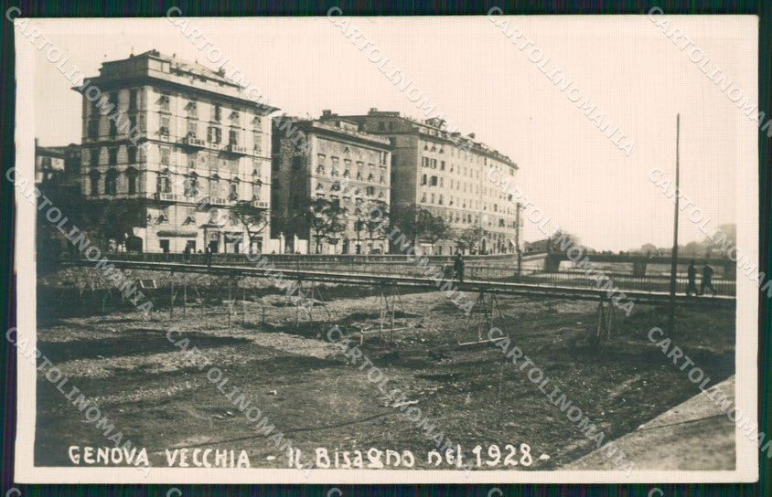 Genova Città Il Bisagno Foto cartolina QZ5642 – fronte