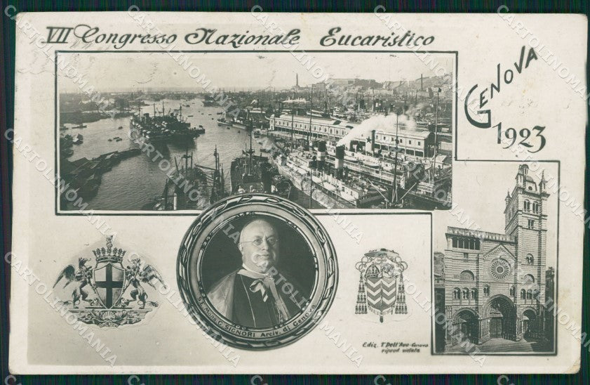 Genova Città VII Congresso Eucaristico Foto cartolina QZ5670 – fronte