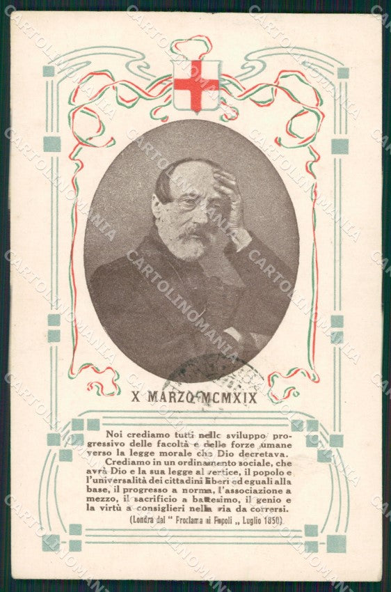 Genova Città Giuseppe Mazzini cartolina QZ5671 – fronte