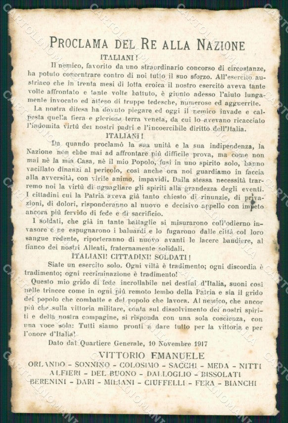 Genova Città Collegio Ruffini Propaganda WWI cartolina QZ5673 – fronte