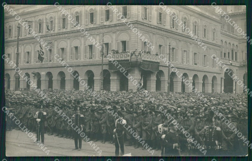 Genova Città Militari Carabinieri Bersaglieri Foto cartolina QZ5680 – fronte