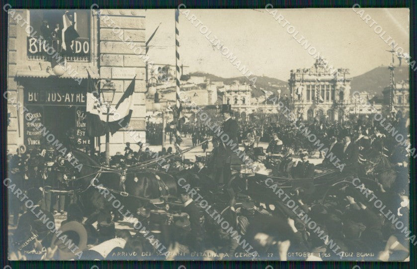 Genova Città Savoia Carrozza Civicchioni Foto cartolina QZ5685 – fronte